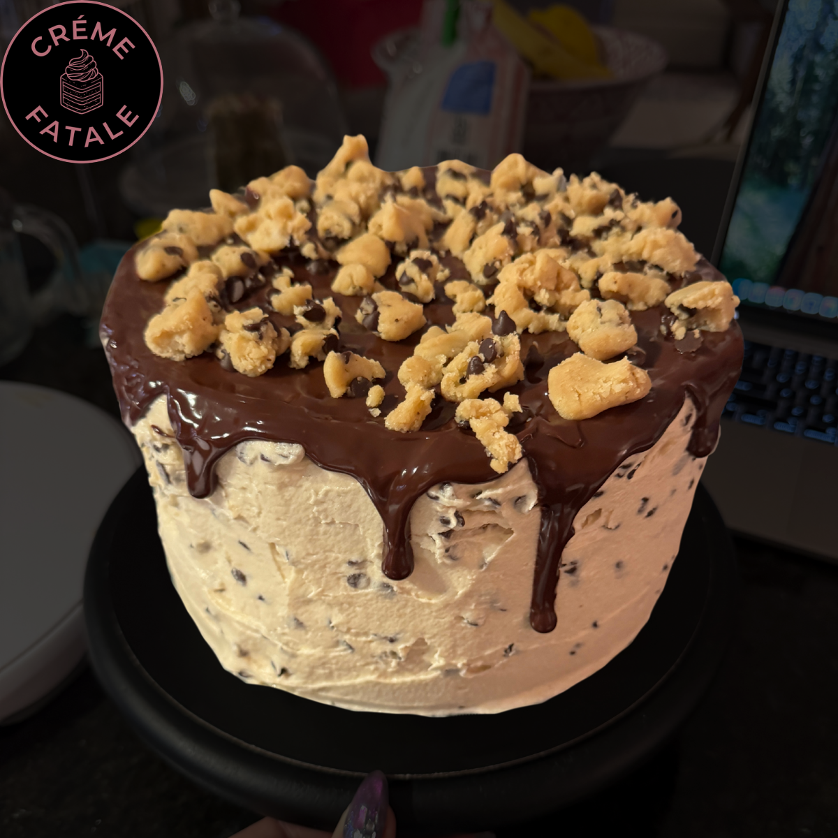 Dangerously Decadent Cookie Dough Cake