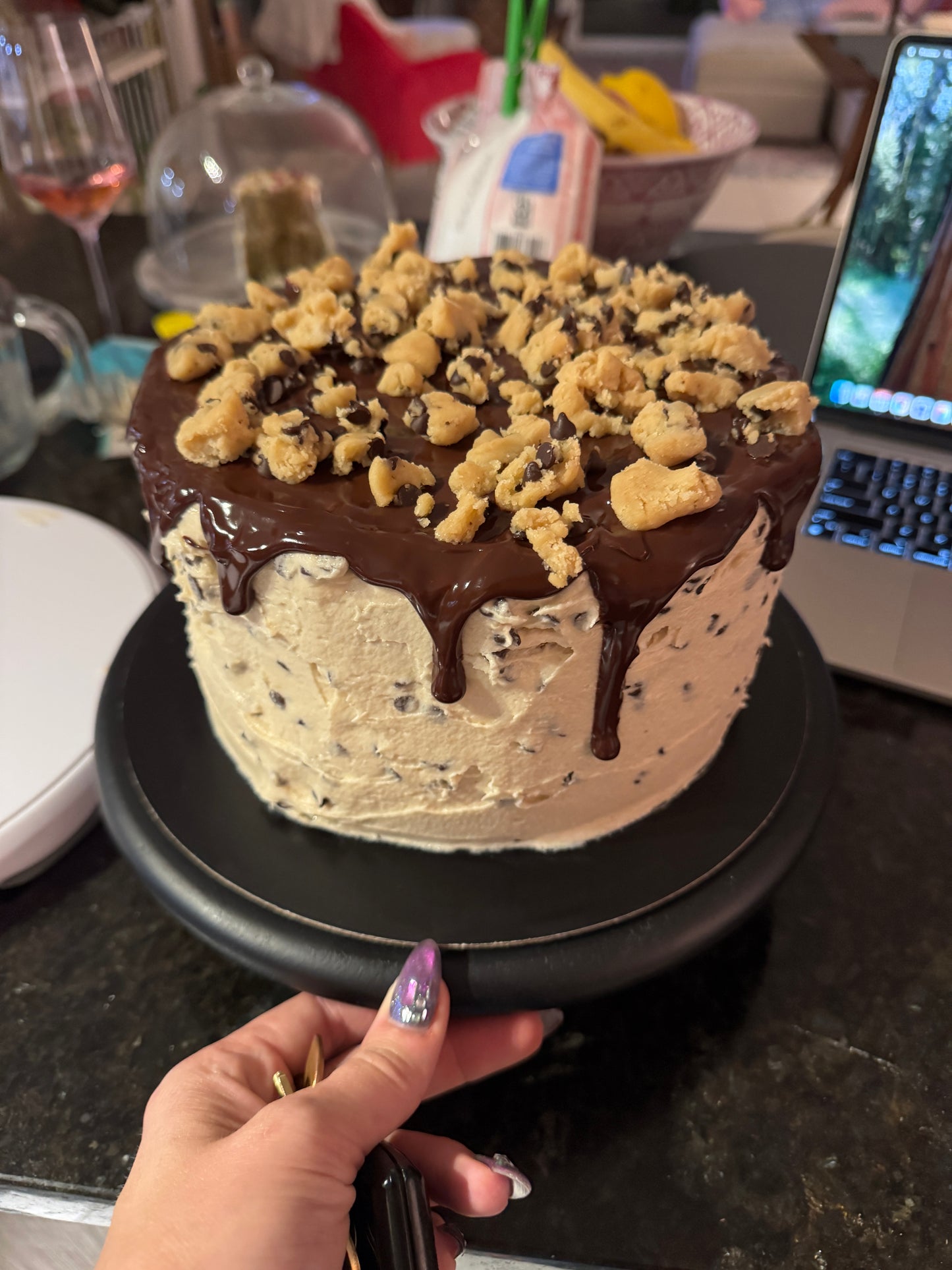 Dangerously Decadent Cookie Dough Cake