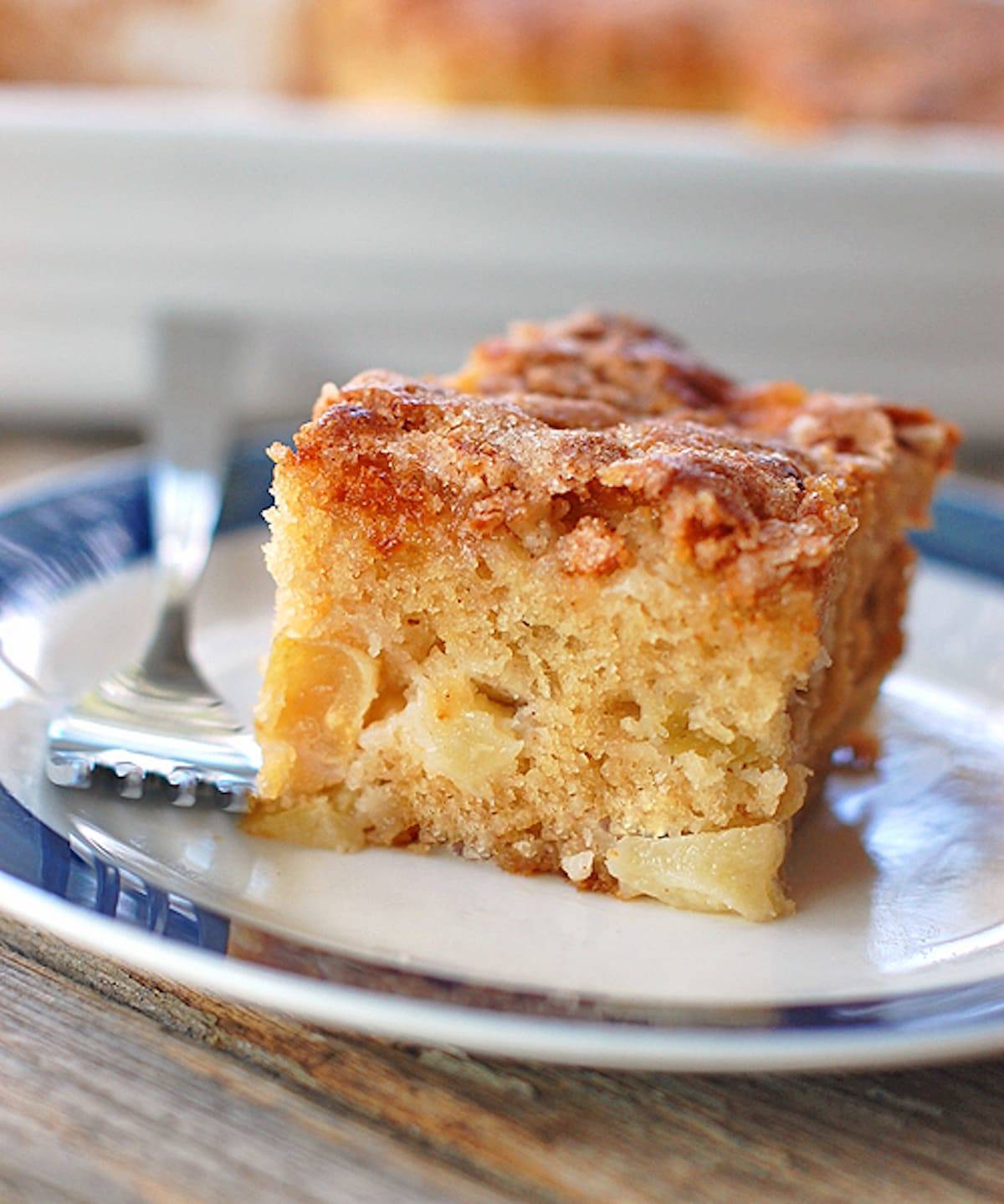 The Sweet Deception Cinnamon Apple Cake