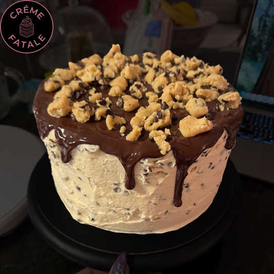 Dangerously Decadent Cookie Dough Cake
